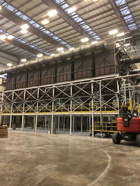 Part of Zochem South’s high-efficiency muffle furnace.