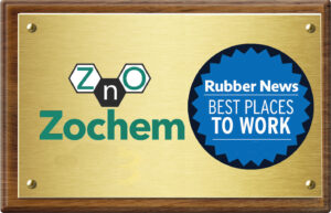 Zochem wins Rubber News Best Places to Work Award